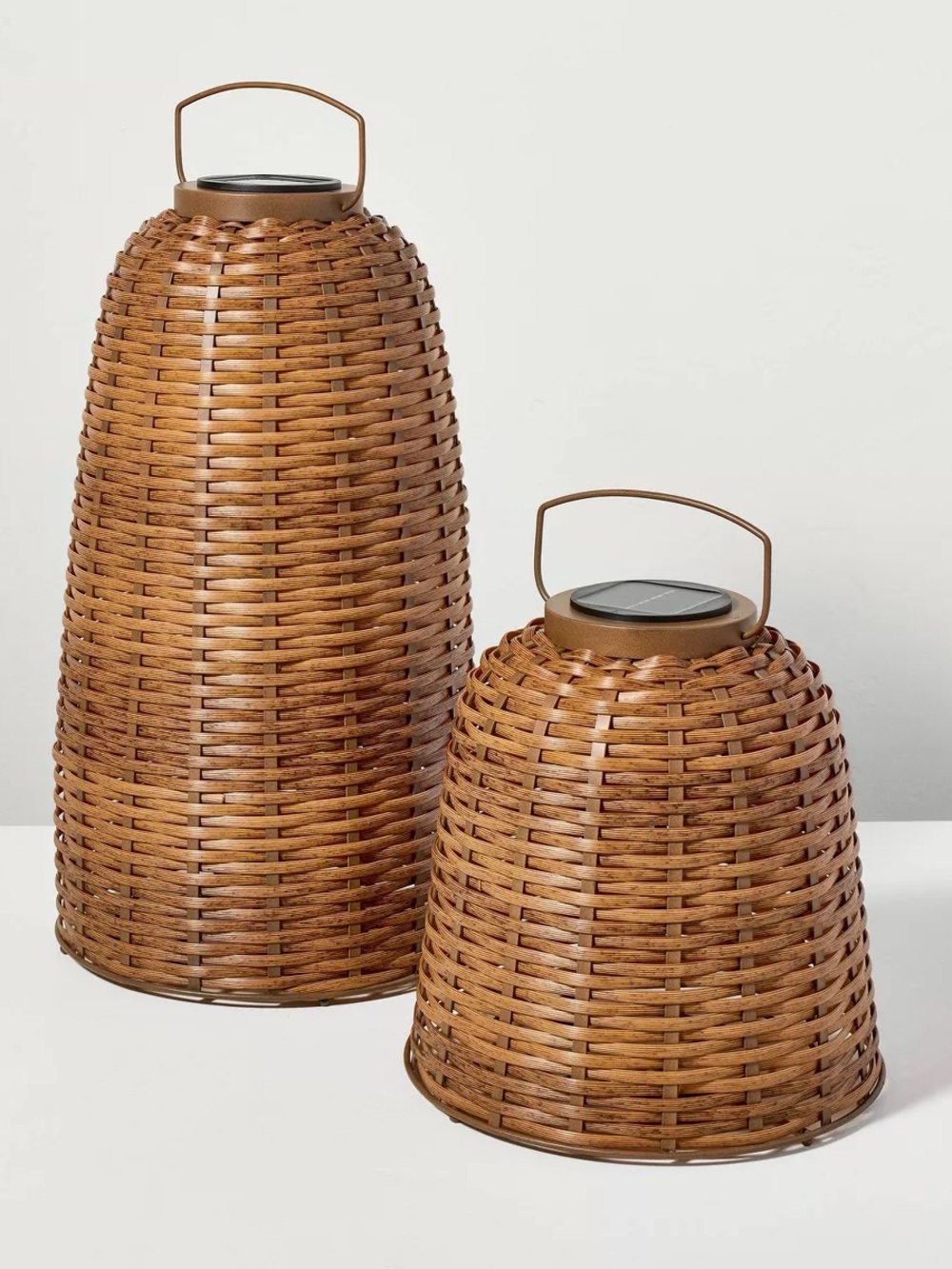 Woven Solar Lantern Small - Hearth & Hand™ with Magnolia - Picture 5 of 7